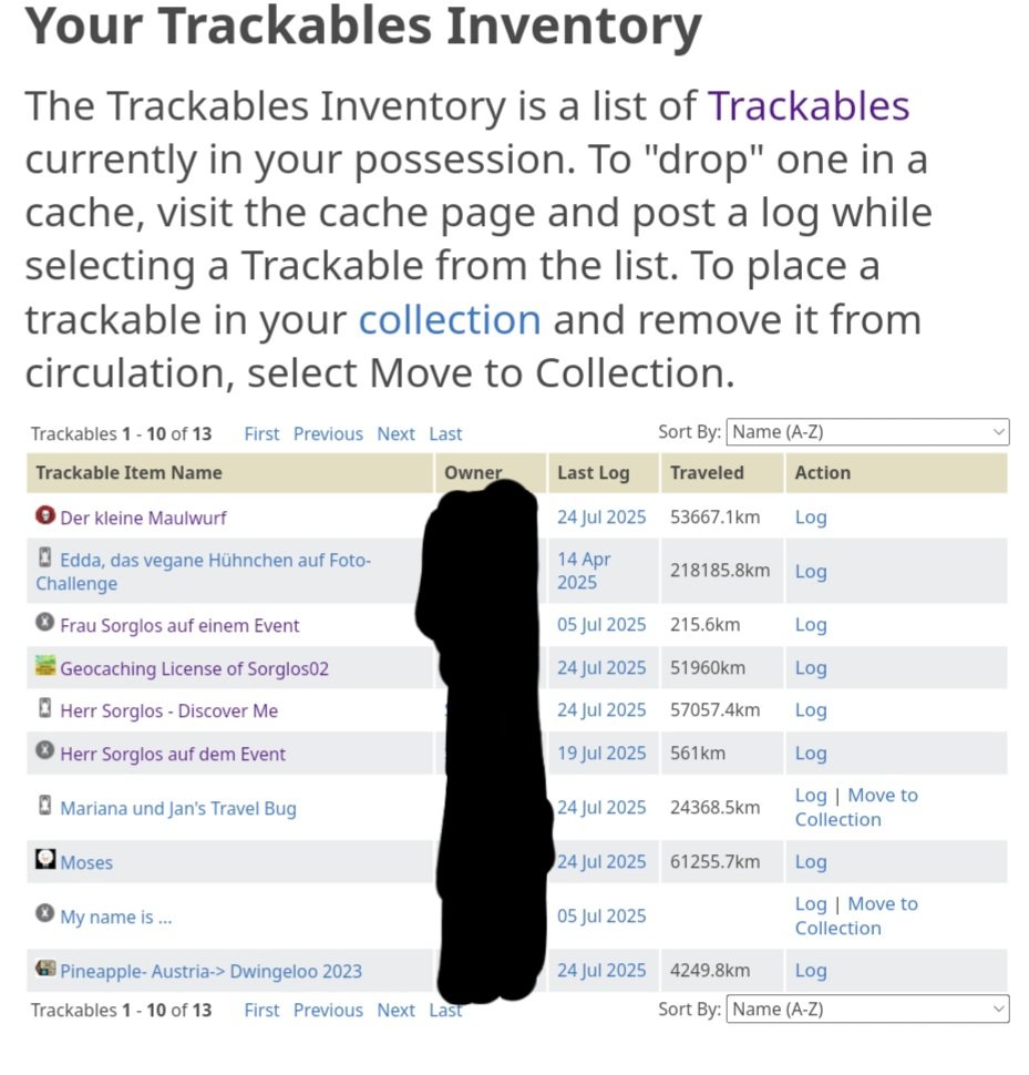 [BUG] Trackables are not selectable to drop or visit a cache - Website ...